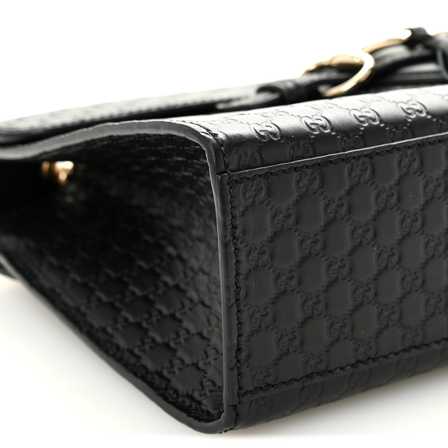 MicroGCCIssima Medium Emily Chain Shoulder Bag Black
