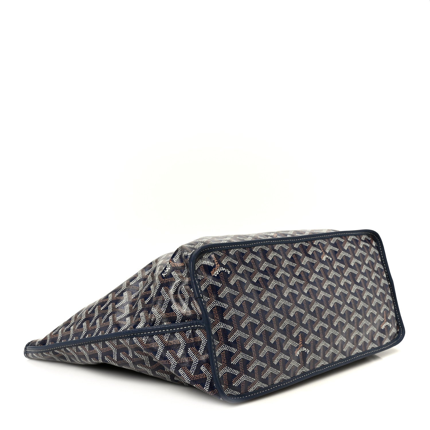 Goyardine Reversible Anjou PM Navy