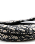 Oblique Saddle Bag Blue