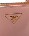Saffiano Medium Galleria Double Zip Tote Orchidea