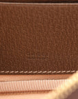 GG Supreme Monogram Ophidia Phone Case Wristlet Brown