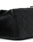 Aged Calfskin Quilted 2.55 Reissue 226 Flap Black