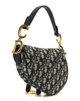 Oblique Mini Saddle Bag Blue