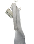 Tweed Quilted Medium Double Flap Blue Multicolor