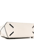 Calfskin Small Puzzle Bag White