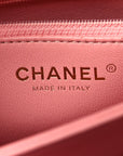 Lambskin Quilted Medium Trendy CC Flap Dual Handle Bag Pink