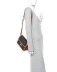 Triomphe Canvas Calfskin Medium Triomphe Bag Tan