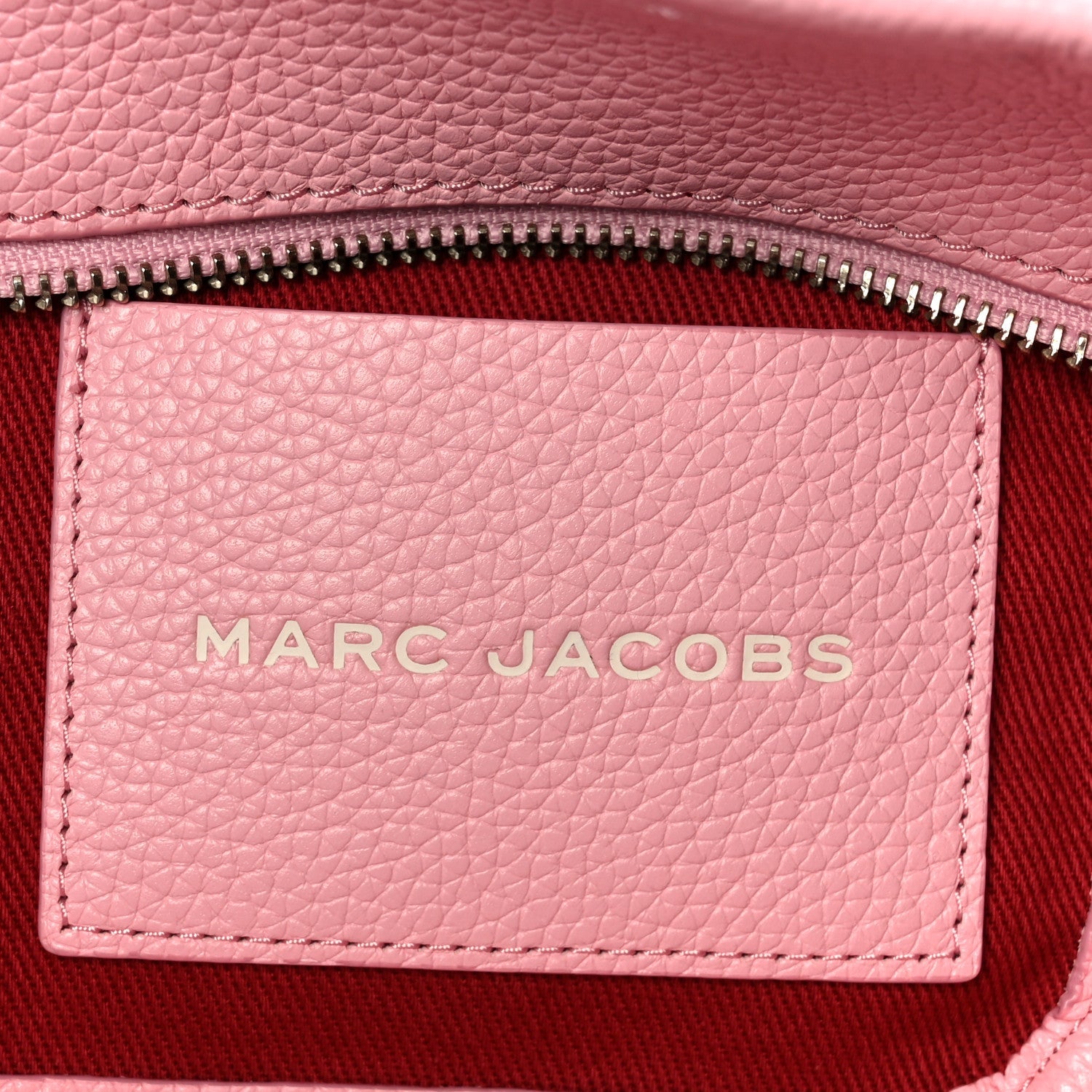 Grained Calfskin Small The Tote Bag Ribbon Pink