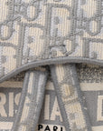 Oblique Slim Saddle Pouch Grey