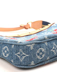 LV X TM Monogram Denim Cerises Pochette Accessories Blue