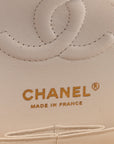 Caviar Quilted Small Double Flap White