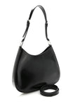 Spazzolato Cleo Adjustable Strap Shoulder Bag  Black