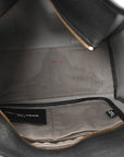 Grained Calfskin Medium The Tote Bag Black