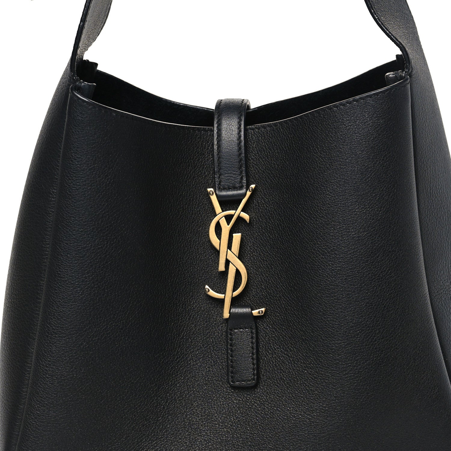 Smooth Calfskin Small Le 5 A 7 Soft Hobo Black