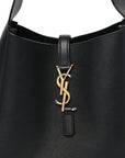 Smooth Calfskin Small Le 5 A 7 Soft Hobo Black