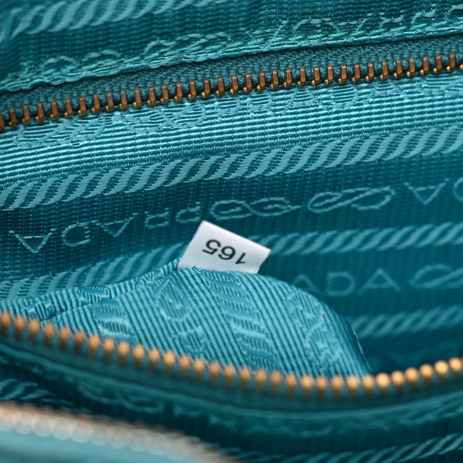 Tessuto Nylon Saffiano Crossbody Bag Turchese