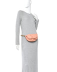 Nappa The Belt Chain Pouch Peachy