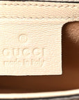 GG Supreme Monogram Calfskin Small Padlock Messenger Shoulder Bag Beige Mystic White Sun Oil