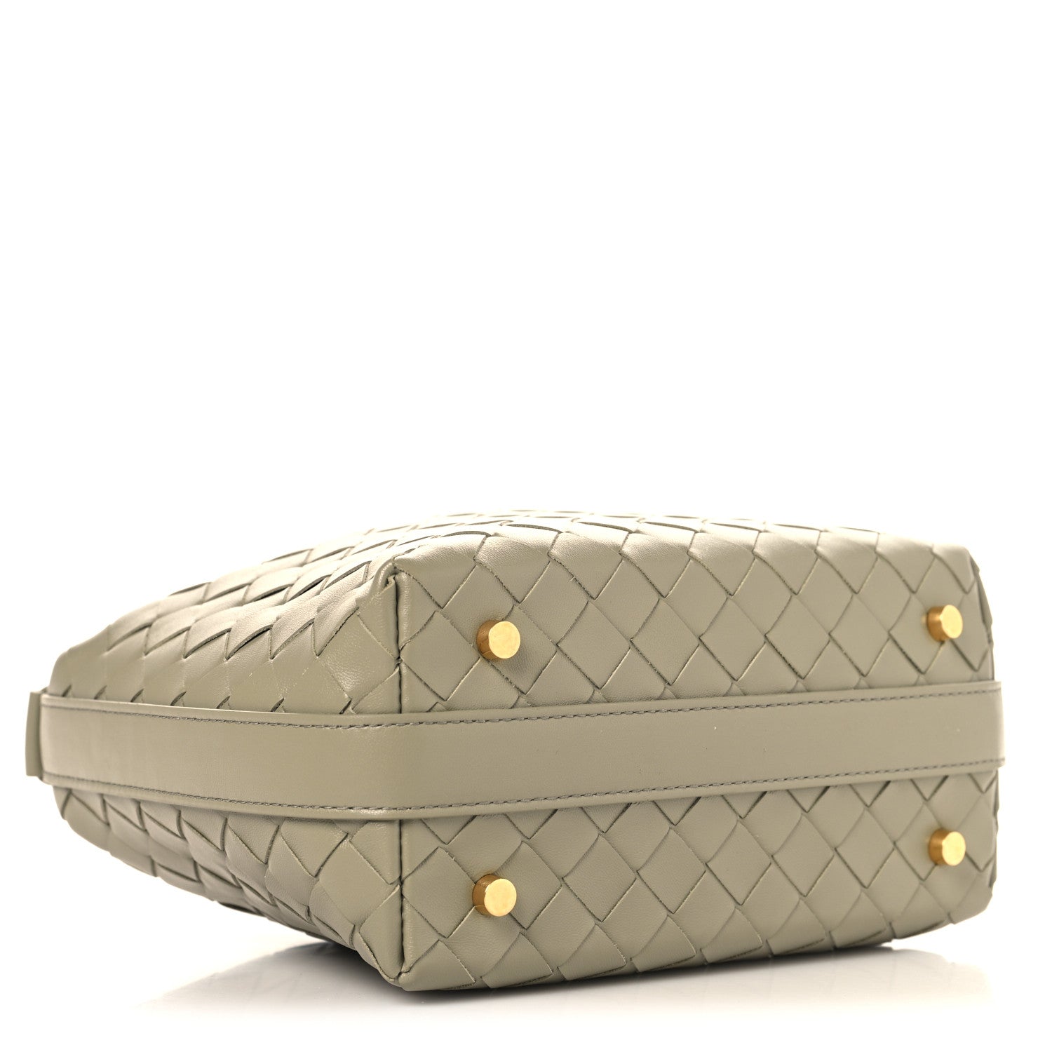 Calfskin Nappa Intrecciato Mini Wallace Travertine