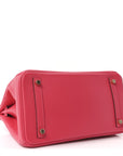 Epsom Birkin 30 Rose Extreme