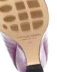 Gloss Calfskin Crocodile Embossed Punta Wedge Heels 40 Venom