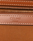 Triomphe Canvas Calfskin Medium Cabas Bag Tan