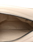 Perforated Calfskin Leggero Intrecciato Belt Bag Mist Plaster
