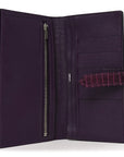 Shiny Alligator Bearn Wallet Amethyst