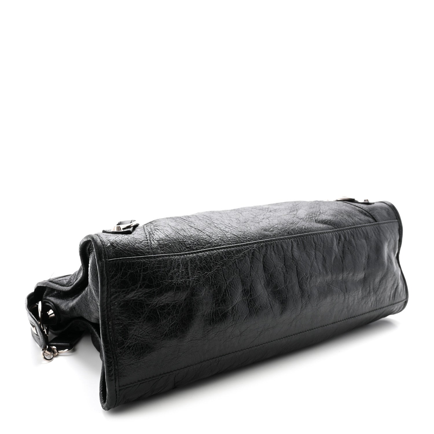 Agneau Classic Silver Hardware City Black