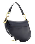 Calfskin Mini Saddle Bag Blue