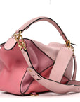 Calfskin Medium Puzzle Bag Soft Pink