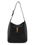 Smooth Calfskin Small Le 5 A 7 Soft Hobo  Black