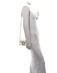 Dollar Calfskin Crystal Super Mini Dionysus Shoulder Bag Mystic White Black Diamond