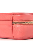 Caviar Quilted Small CC Filigree Vanity Case Pink