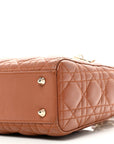 Calfskin Cannage Small My ABCD1OR Lady D1OR Tan