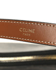 Triomphe Canvas Calfskin Ava Shoulder Bag Tan