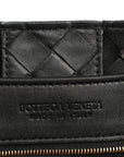 Nappa Intrecciato Medium Andiamo Shoulder Bag Black