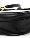 Box Calfskin Medium Bobby Flap Black