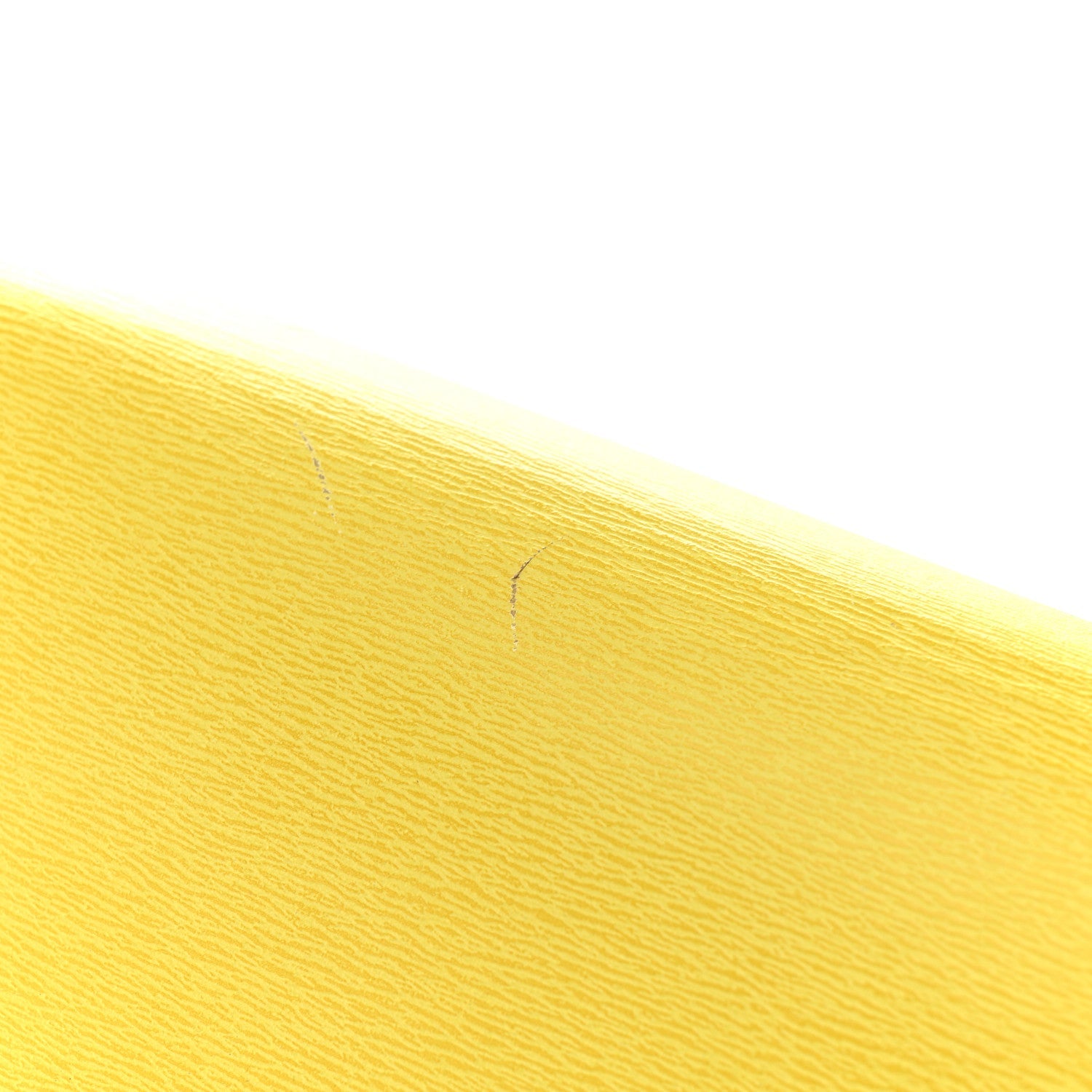 Liege Calfskin Medium Classic Box Flap Bag Fluo Yellow
