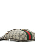 GG Supreme Monogram Web Small Ophidia Belt Bag Beige Ebony New Acero
