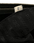 Saffiano Lux Small Galleria Double Zip Tote Black