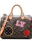 Monogram Patches Speedy Bandouliere 30
