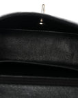 Caviar Quilted Mini Square Flap Black