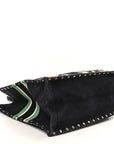 Suede Large L'Air Book Tote Black