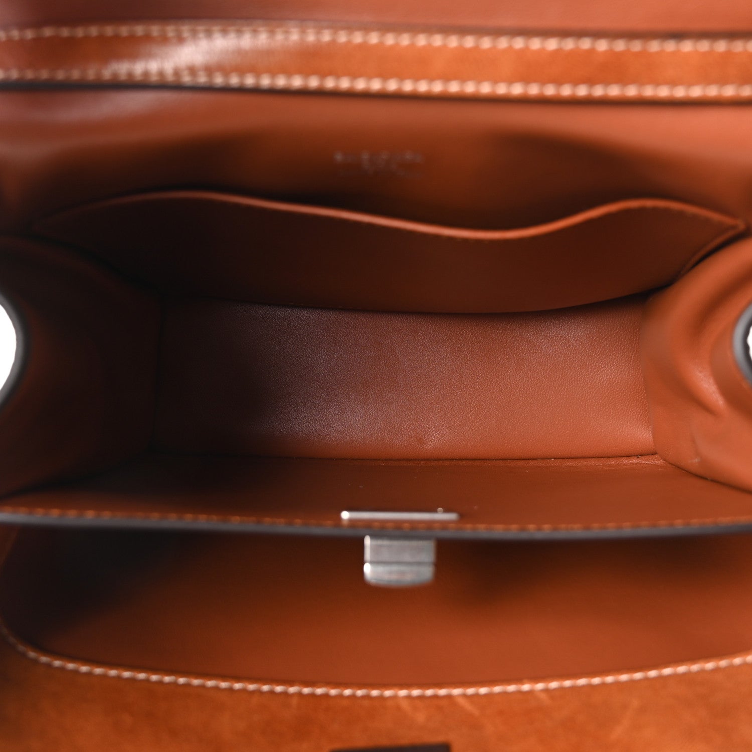 Vegetable Tanned Lambskin Mini Rodeo Top Handle Handbag Tan Cowboy