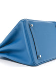 Epsom Birkin 35 Bleu Izmir