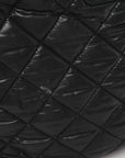 Nylon Quilted Coco Cocoon Backpack Black