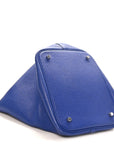 Taurillon Clemence Picotin Lock 22 MM Bleu Electrique