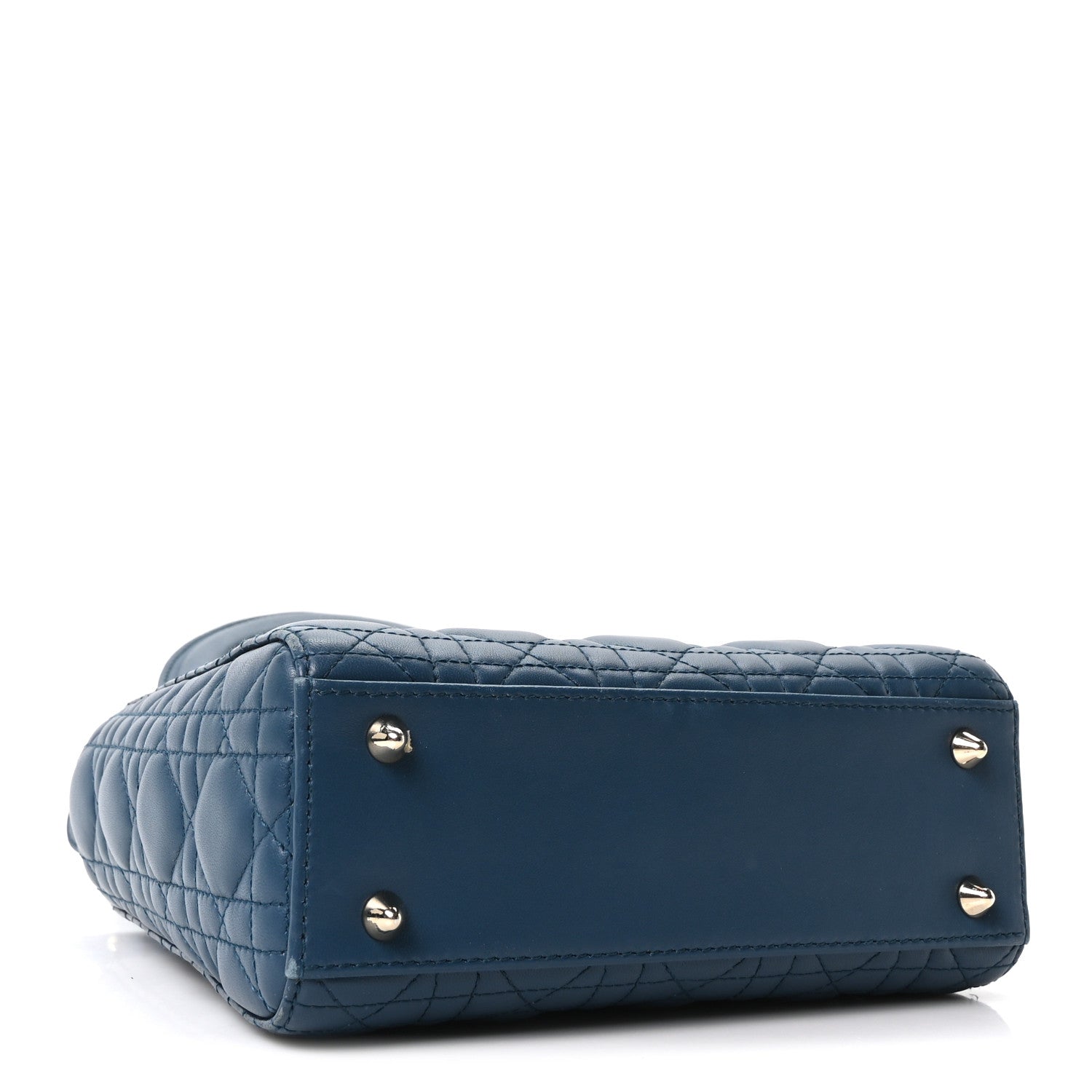 Lambskin Cannage Small My ABCD1OR Lady D1OR Deep Ocean