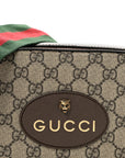 GG Supreme Monogram Web Neo Vintage Shoulder Bag Beige New Acero Crop